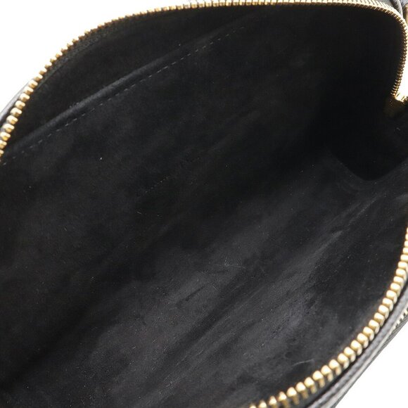 CHRISTIAN DIOR Black Leather Shoulder Bag - Picture 7 of 8
